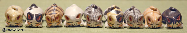 オーブン陶芸粘土作品 猫