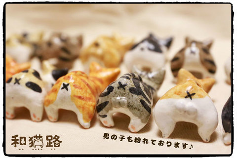 ギャラリー幹さまに旅立った和猫路の作品達♪
